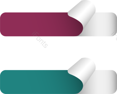 标签 矢量 多色 立体 banner 简约banner