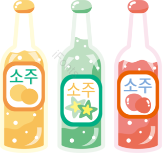 向量 层级 烧酒 酒瓶 气泡 瓶子 标签 玻璃瓶
