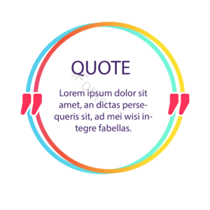 Quote Quote边框 信息设计 创意 渐变 引号 文本 文本框