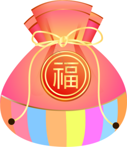 钱袋子 彩色钱包 手绘 幸运 动画片 粉 黄色 图标