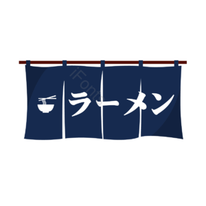 窗帘 拉面 日本 日本 简单 蓝色 拉面馆 蓝色的向量