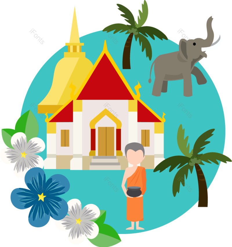 房屋图片,风景元素,大象PNG,免抠素材