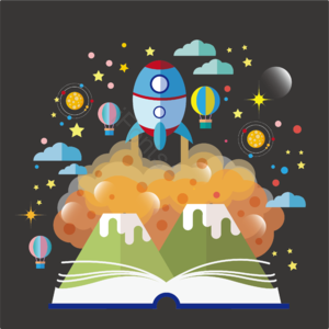 风景 火箭 阅读 阅读 书 世界 宇宙 精彩的