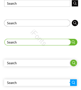 手绘网页搜索框 手绘搜索框ui 搜索框查找 ui 搜索 元素 查询框 网页ui