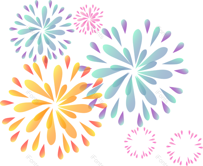 节日图片,浪漫元素,蓝色PNG,日本免抠素材