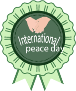 创意 徽章 奖章 设计 国际和平日 节日标志 国际 圆形