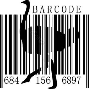 动物 鸟 创意 条形 条码 不规则