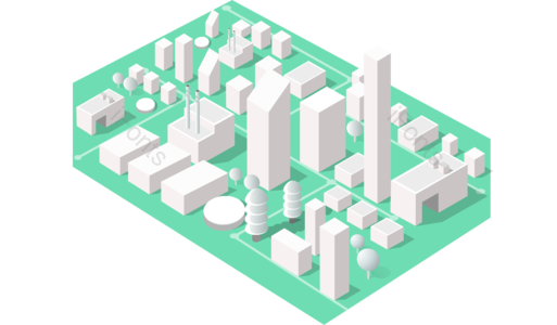 立体地图 城市地图 3d楼房图 简约3d高楼 工厂 楼房 立方体 矢量立体地图