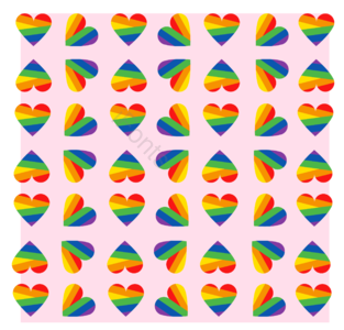 LGBT 有创意的 瓷砖 爱情爱心 心爱 背景 骄傲月 爱向量