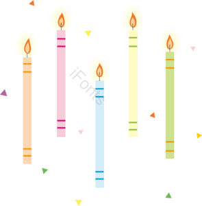 元素 庆祝 彩色 平面样式 插画用图 高兴愉快 火焰 生日庆祝