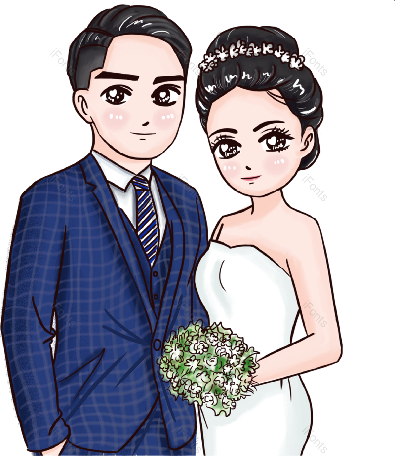 婚礼图片,插画元素,素材PNG,婚礼元素免抠素材