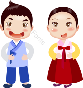 女孩 男孩 卡通人物 英俊男孩 美丽的女孩 卡通男孩 蝴蝶结 快乐的卡通男孩