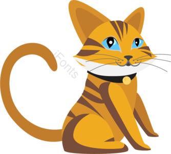 矢量猫咪 可爱猫咪 猫咪 卡通动物 卡通猫咪 卡通宠物 橘猫 虎斑猫