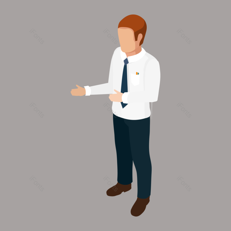 白衬衫图片,人物元素,商务PNG,办公免抠素材