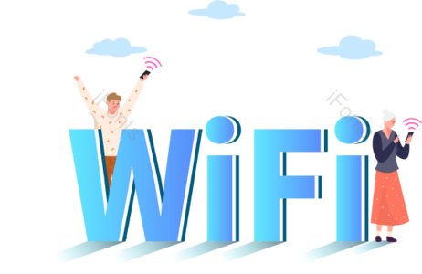 WiFi 信号 要素 创造性的 卡通 无线的 无线网络 技术
