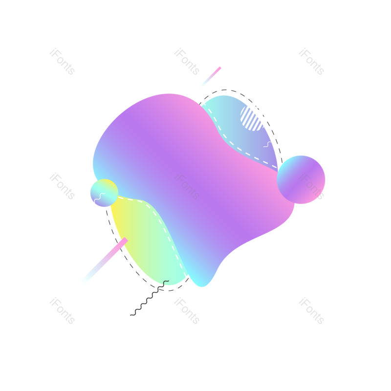 标签图片,对话框元素,渐变PNG,设计免抠素材