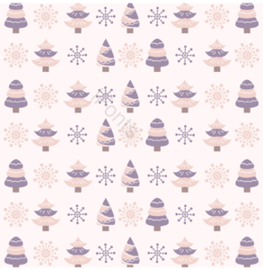 雪 图案 背景 向量 圣诞 圣诞树 平面 打包
