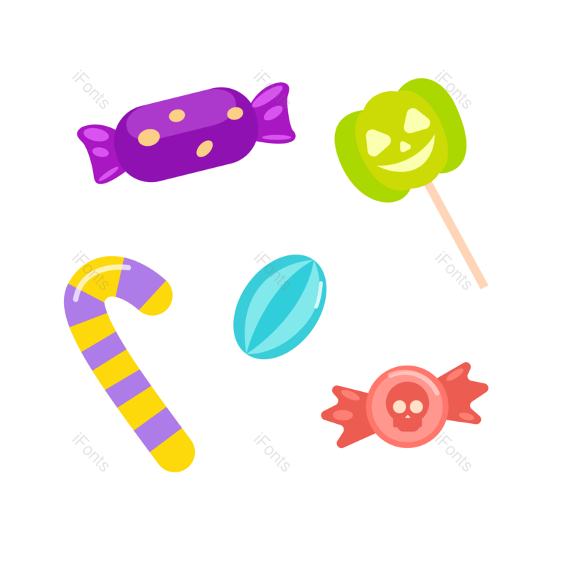 卡通图片,糖果元素,可爱PNG,免抠素材