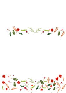装水果 树叶树叶植物绿色绿植 雪 圣诞 圣诞装饰 圣诞架 文框 花丛花卉植物