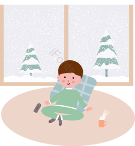 greenbricks 极简主义 可爱  孩子 冬季 室内 分子 雪花