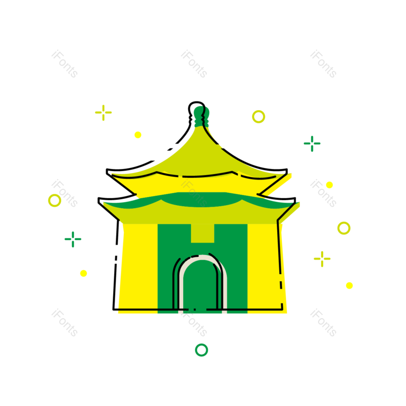 卡通图片,圆圈元素,简约PNG,抽象免抠素材