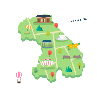 肝药 江南地图 手工 n 旅行 有名的观光地 地图 韩国