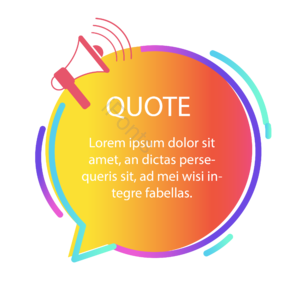 Quote Quote边框 信息设计 创意 渐变 引号 文本 文本框