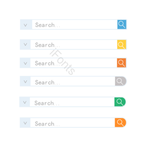 搜索栏 搜索框查找 网页 用户搜索 手绘竽 搜索 查找 取色
