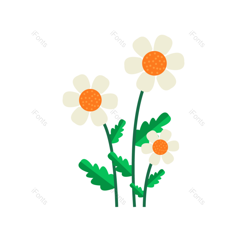 叶子矢量图片,花矢量元素,绿叶PNG,动画片免抠素材