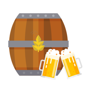 碰杯 酒桶 德国 酒 啤酒 枫叶 啤酒节 木头