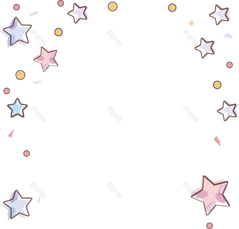 蓝色图片,动画片元素,花瓣PNG,卡通矢量图免抠素材