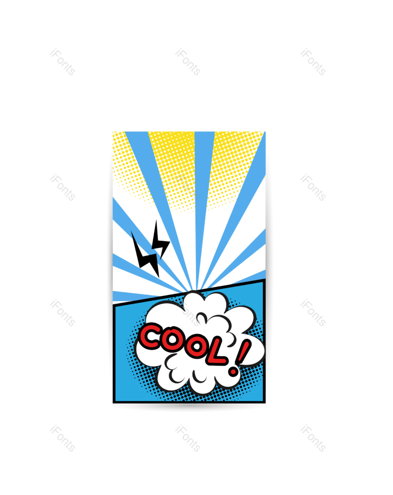 动画片图片,对话元素,文本框PNG,彩色爆炸免抠素材