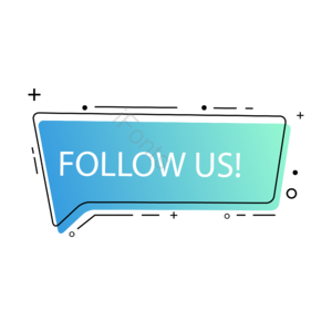 渐变 follow us 标签 标签设计 几何 创意 色卡