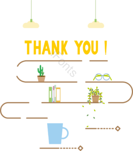 thank you 字体设计 创意 ppt配图 扁平风 插画 元素