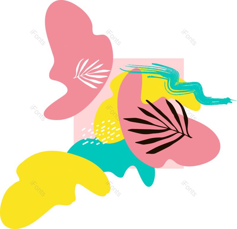 线条图片,清新元素,创意背景PNG,抽象免抠素材