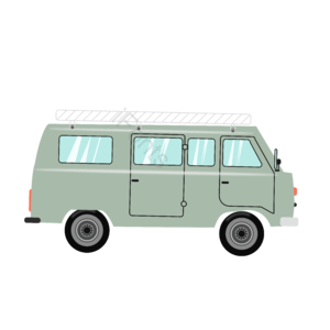 矢量 大巴车 汽车 插画 素材 车