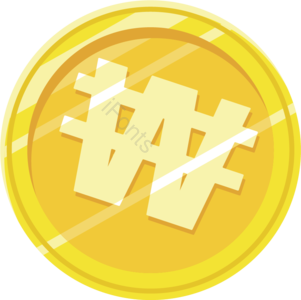 韩国 金币 钱 金融 金融 硬币 黄色 银行