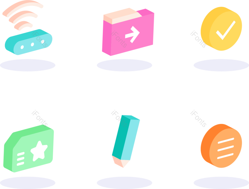 信号图片,电话卡元素,文件夹PNG,3D图标免抠素材