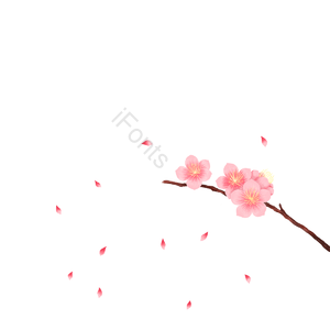 花 樱花 桃花 花瓣 花瓣雨 树枝 春 春天