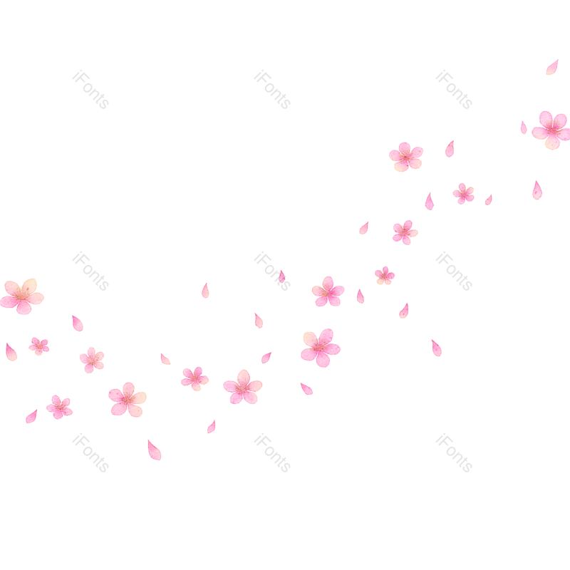水彩花图片,元素,PNG,免抠素材