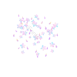 樱花踏板  多彩的踏板  樱花  华美 向量  PNG 美丽 樱花