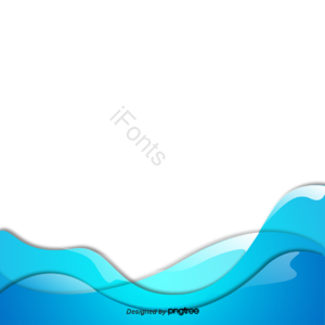 文摘 蓝色 波浪海浪 图案 透明 形状 形状 波浪状的