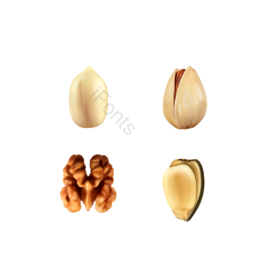 PSD PNG 向量 坚果 餐饮 小吃 核桃 花生