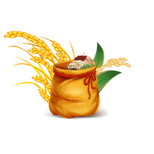 袋 谷物 食物 健康的 基萨姆 树叶 png psd
