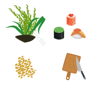psd 熬夜煲剧吃薯片的女女png 食物食品 烹饪工具 烹饪工具 稻谷 料理寿司 白饭