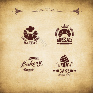 动画片  向量  样式  面包店  烘焙店  图案  设计  创作的
