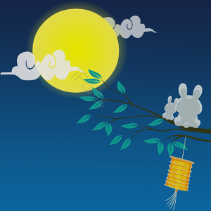 节日  中秋节  秋季  中式  手绘  图像  设计  颜色