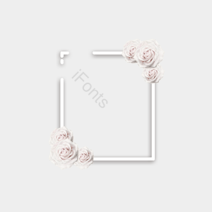 时尚 动画片 审美 现代的 手绘竽 花礼 花边 边界
