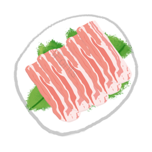 动画片  卡通矢量  餐饮  食物矢量  绘  画的矢量  美味的  肉