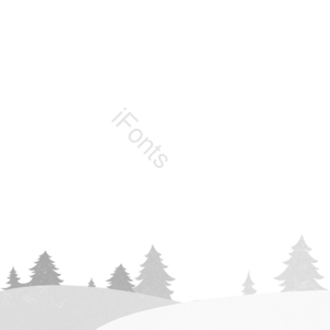 动画片  手绘  新鲜  美丽  冬季  雪  雪花  森林